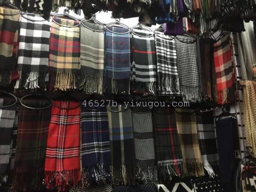 men‘s scarf men‘s and women‘s plaid scarf cashmere-like scarf cashmere-like plaid scarf scarf factory all