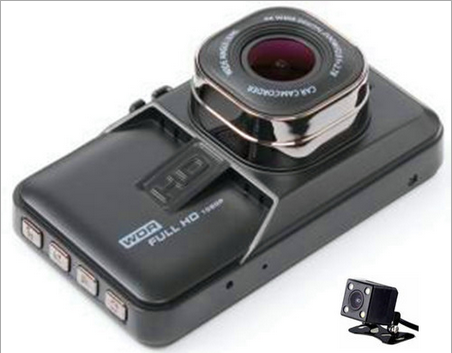 dual lens driving recorder hd 1080p metal shell