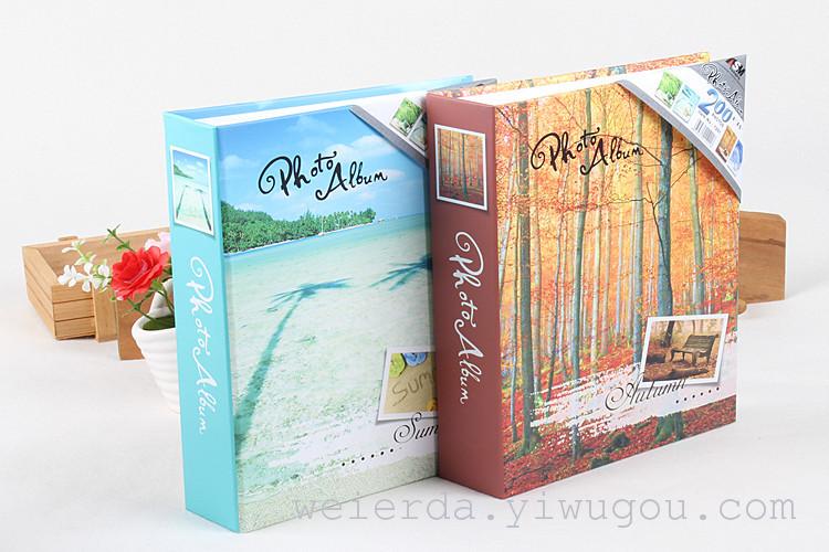 4R6寸插页式200张家庭影集 儿童成长相册