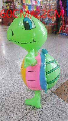 Factory direct PVC inflatable toy turtle turtle turtle has called children station stall selling