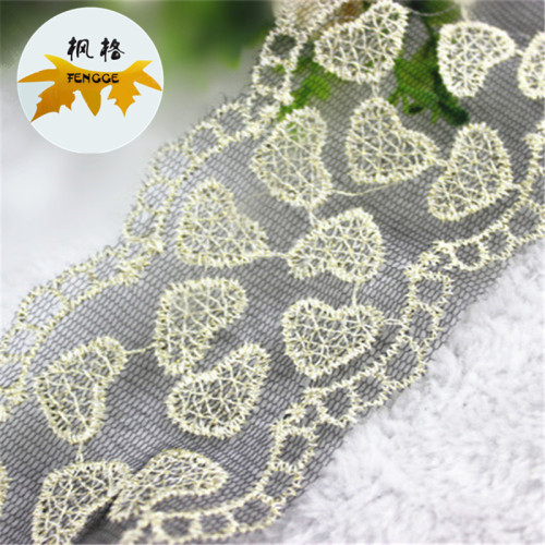 Factory Direct Sales Handmade DIY Clothing Sccessories Water Soluble Silk Thread Embroidery Lace