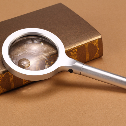 th-8013 portable handheld magnifying glass magnifying glass with light reading magnifying glass for the elderly
