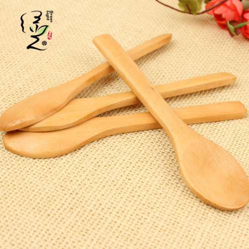 Green Light Factory Supply Paint-Free Japanese-Style Long Handle Wooden Spoon Large， Medium and Small Soup Spoon Spoon Kitchen Tableware Wholesale