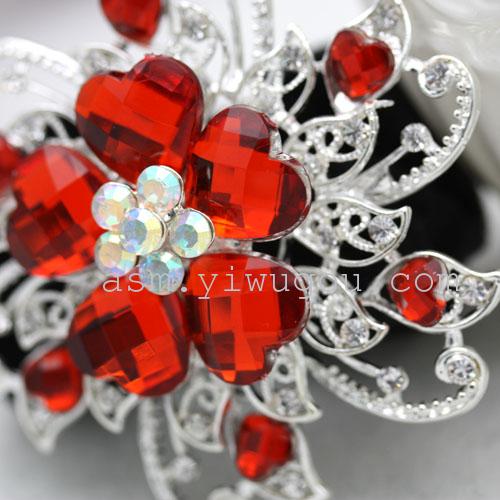 Korean water diamond velvet hair circle, hair circle, hair accessory, hair tie, hair bun, hair flower, ponytail headwear pic 14