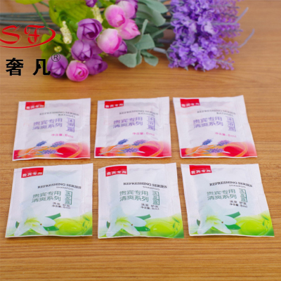 Disposable goods shampoo liquid soap disposable toiletries bag