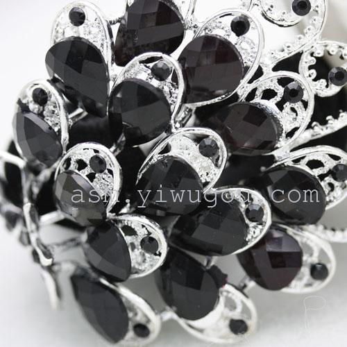 Korean water diamond velvet hair circle, hair circle, hair accessory, hair tie, hair bun, hair flower, ponytail headwear pic 8