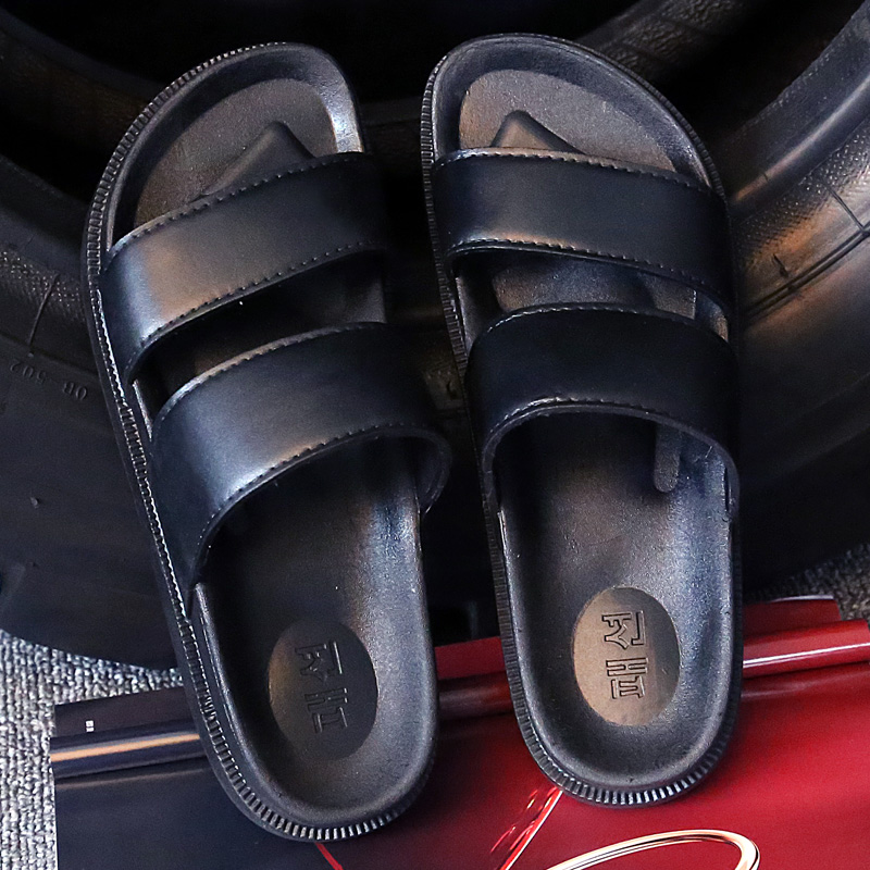 拖鞋女士夏季一字凉拖鞋夏季韩版松糕底时尚沙滩情侣拖鞋家居拖鞋