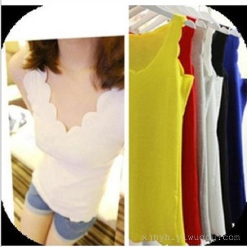 Fuzhuo Bird Women‘s Camisole Slim-Fit I-Shape Sexy Base Shirt Small Short Fashion All-Matching Outer Wear Sleeveless