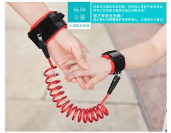 热卖儿童防丢手环防走失弹簧带亲子绳_ 尊聪童