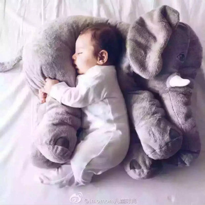 IKEA cartoon cute elephant pillow Quilt Blanket bed cushion dual-purpose plush doll plush toys