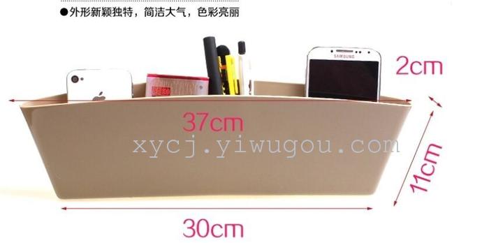 汽车座椅缝隙防漏杂物置物盒 车载手机垃圾桶 车用夹缝收纳箱盒详情5