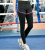 Autumn and winter stretch Yoga Pants speed dry running outdoor fitness fake two yoga clothing manufacturers wholesale