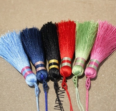 Handmade High-End embroidery Thread Tassel Ornament Hanging Spike DIY Ornament Accessories