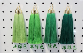 纯手工制作 高档冰丝流苏吊穗DIY饰品材料配件