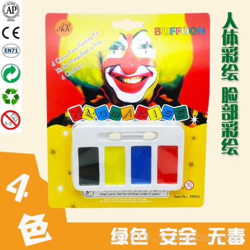 factory direct sales 4-color face color body painting facial makeup stage performance environmental protection non-toxic