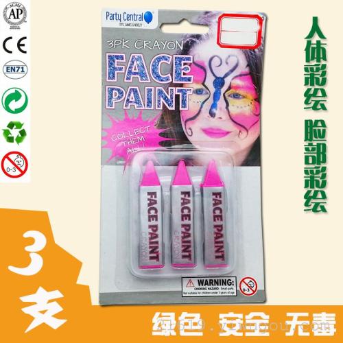 Factory Direct Sales Body Painting Face Painting Halloween Ball Pink Washable Customization as Request