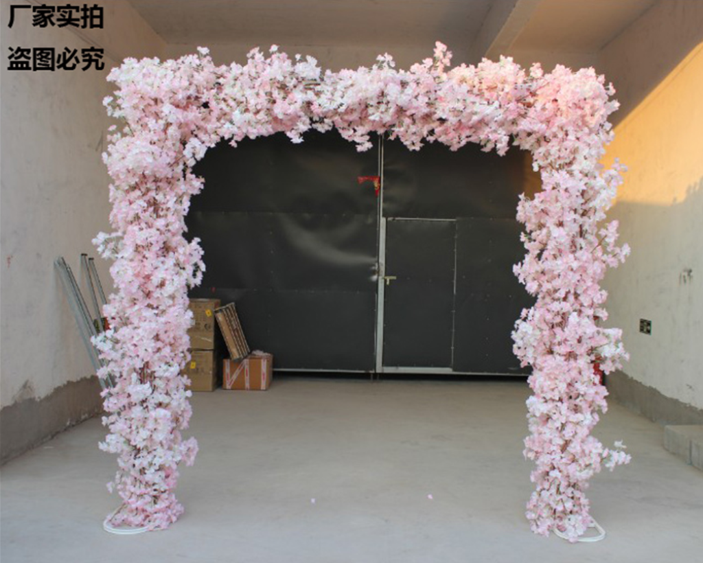 花卉拱门图片素材-编号14383405-图行天下