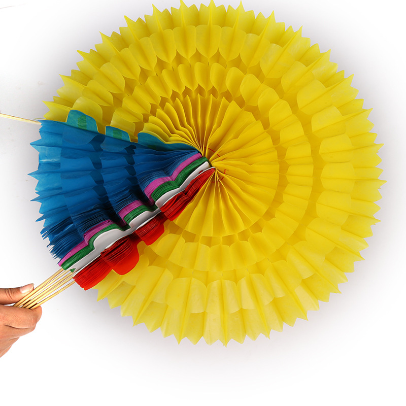 手翻花传统工艺剪纸新中式艺术茶楼饭店装修学校舞蹈 广场舞用具