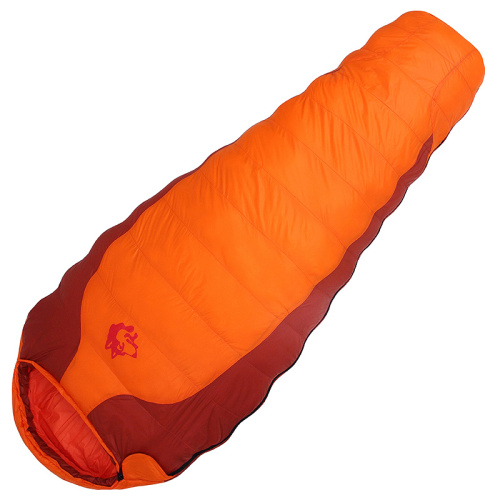 sled dog outdoor winter single mummy warm and cold-resistant down-filled sleeping bag 1.7