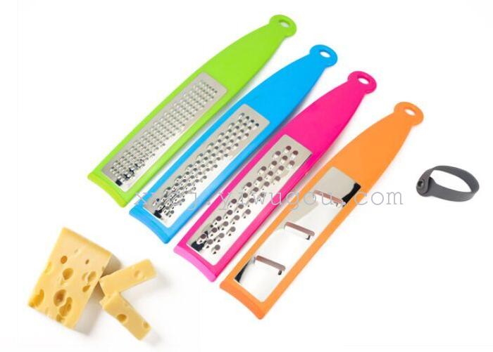 Creative four-in-one kitchen tool combination: fruit and vegetable grater, foreign trade cheese grater, cheese and lemon grater pic 3