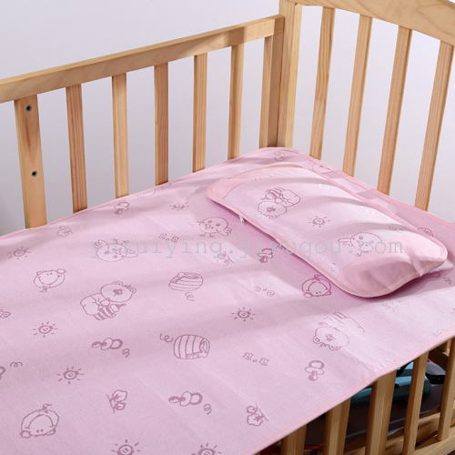 portable baby mat ice silk newborn mat ice silk baby mat baby bed mat one-piece delivery