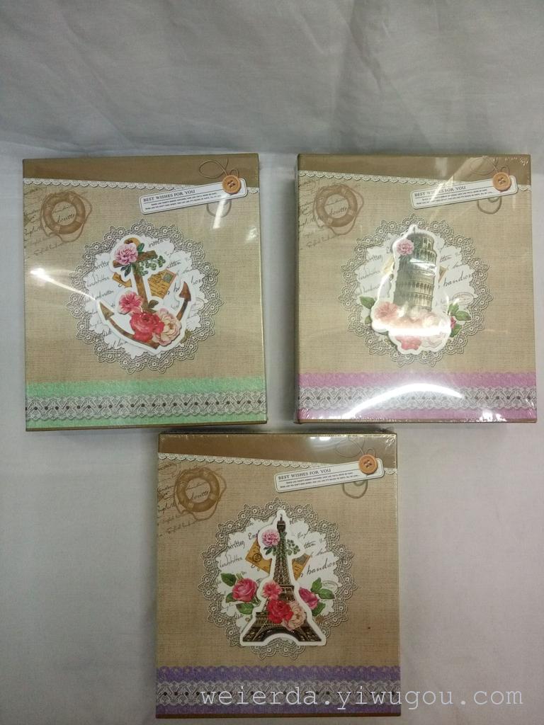 新款盒装精品相册7寸40张家庭成长纪念影集