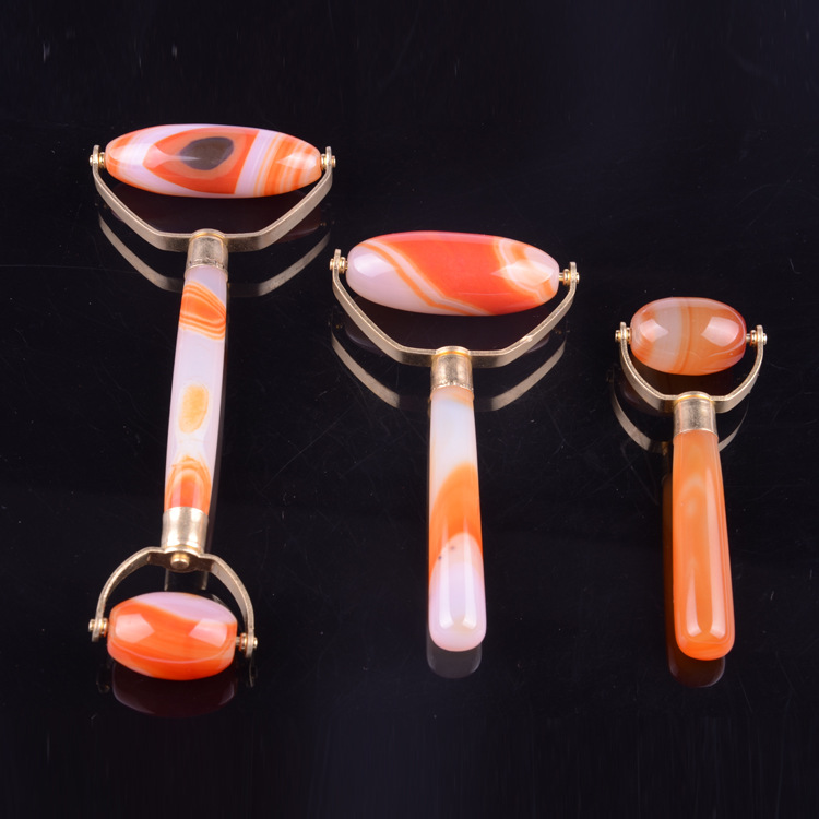 厂家直销 玛瑙按摩器 玉石面部美容器 个人护理玛瑙美容器