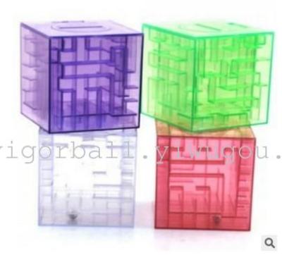 Wholesale supply of money to save the maze of transparent crystal beads Chu Chu Chu Chu Chu piggy bank