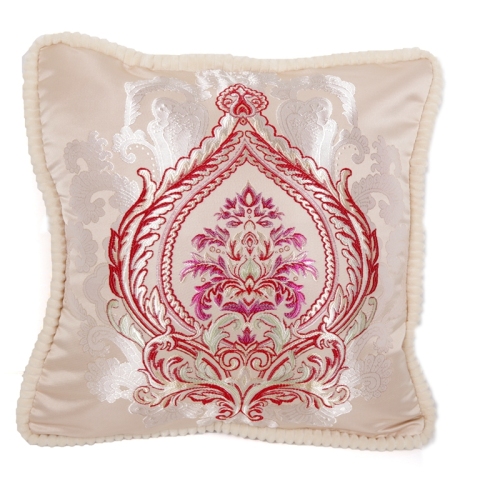 stall goods crown yarn-dyed jacquard pillowcase european style home decoration fashion generous cushion