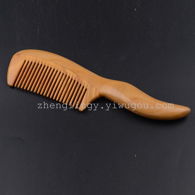 厂家直销 精品檀香木梳子绿檀木梳子 送女友送闺蜜礼
