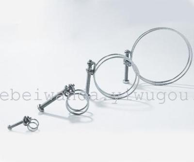 Double Wire hose clamps