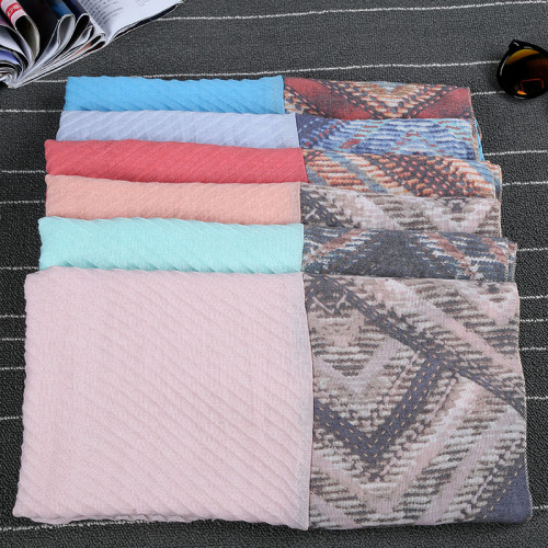 hot sale spring and summer printing stitching versatile fashion scarf shawl dual-use scarf anti-ddos scarf