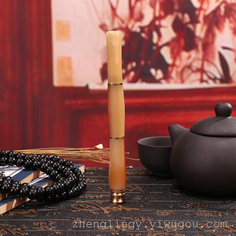 鑫玉堂 携式过滤型环保牛角过滤烟咀 牛角烟嘴高级循环