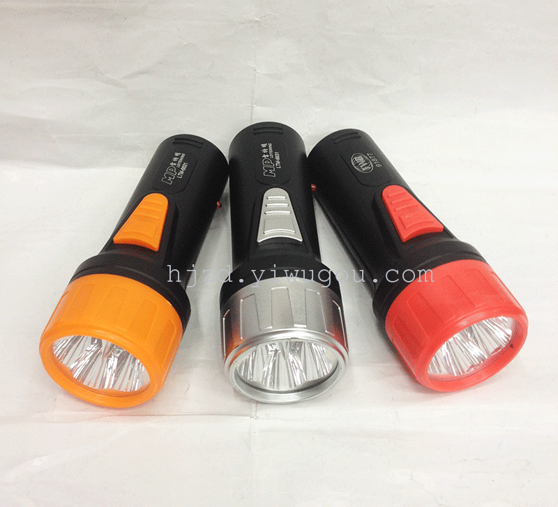 leiming rechargeable flashlight， led plastic flashlight， brazil flashlight