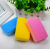 Candy color cleaning sponge durable decontamination sponge block 3PCS brush brush