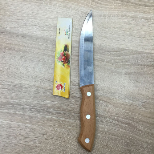 Wooden Handle Fruit Knife Factory Direct Sales Plastic Handle Fruit Knife Stainless Steel Knife Kitchen Supplies