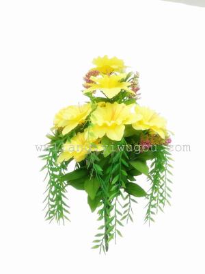 Qingming grave worship Buddha Memorial Cemetery decoration for flower wholesale supplies 18 daffodils