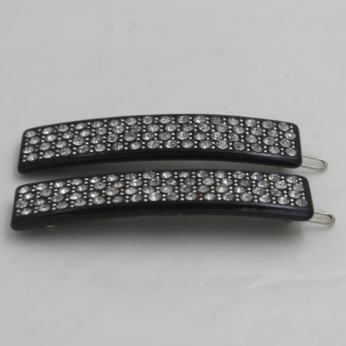 korean rhinestone edge clip black acrylic price-matching wholesale