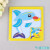 The cartoon painting wooden children magnetic jigsaw puzzle baby puzzle toys