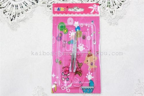 kaibo18403 pointed scissors stainless steel scissors baby scissors safety scissors