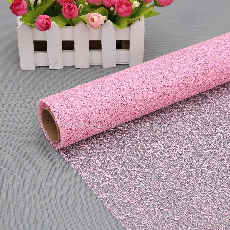 乱网纱鲜花包装材料 乱网卷 婚庆用品