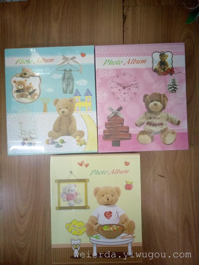 精品盒装6寸80张卡通相册宝宝成长纪念礼品影集