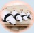 Plush toy panda panda software animal feather cotton spandex fabric pillow doll doll