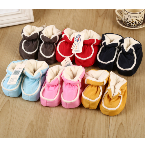 Baby‘s Shoes Thick Cotton Shoes Autumn and Winter Boys and Girls Soft Bottom Toddler Shoes Fireproof Cotton Shoes