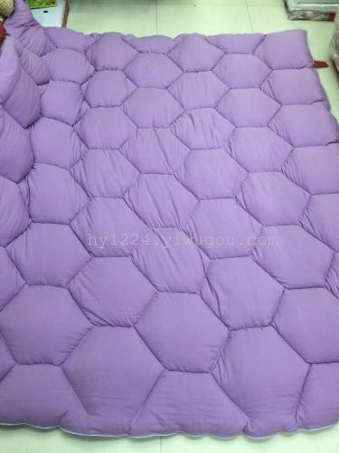Washed Cotton Winter Quilt Purple Jade Pink Sky Blue Bedding Bed Sheet Quilt Cover Quilt Pillow
