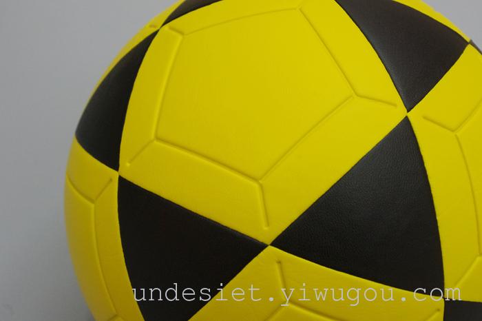UnDesist 黄黑配色PVC足球_西湖乒乓球_义乌