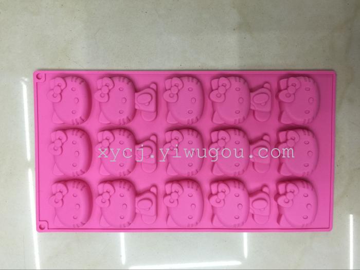 硅胶模KT猫凯蒂猫新款正品巧克力模熊迪斯尼维尼熊 pic 4
