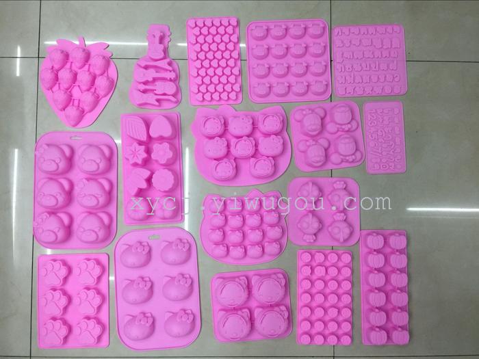 硅胶模KT猫凯蒂猫新款正品巧克力模熊迪斯尼维尼熊 pic 2