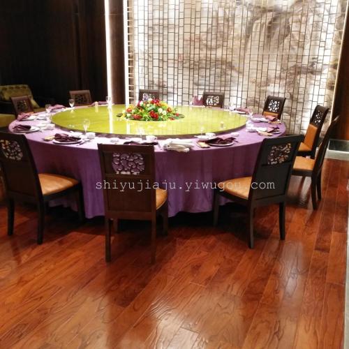 Hangzhou Hotel Box Remote Control Electric Dining Table 20-50 Large Combined Electric Table