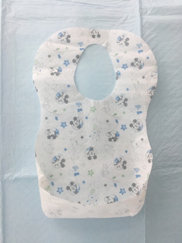 cartoon waterproof bib disposable baby saliva pocket baby bib